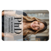 Gepersonaliseerd PhD Afstuderen Doctor of Philosop Magneet (Horizontaal)