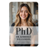 Gepersonaliseerd PhD Afstuderen Doctor of Philosop Magneet (Verticaal)