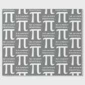 Gepersonaliseerd pi-symbool, Wiskunde liefhebber Cadeaupapier (Vlak)