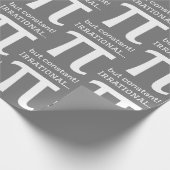 Gepersonaliseerd pi-symbool, Wiskunde liefhebber Cadeaupapier (Hoek)