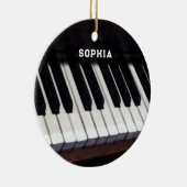 gepersonaliseerd piano-collectie keramisch ornament (Rechts)