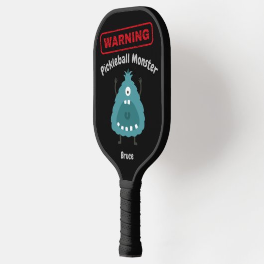 Gepersonaliseerd Pickleball Monster Pickleball Paddle (Links)
