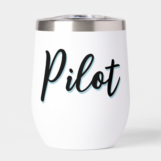 Gepersonaliseerd Pilot Aviation School Afstuderen (Voorkant)