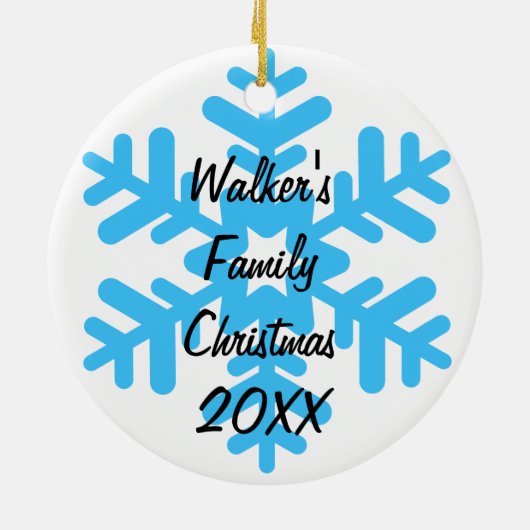 Gepersonaliseerd pinguïn familie ornament (Achterkant)