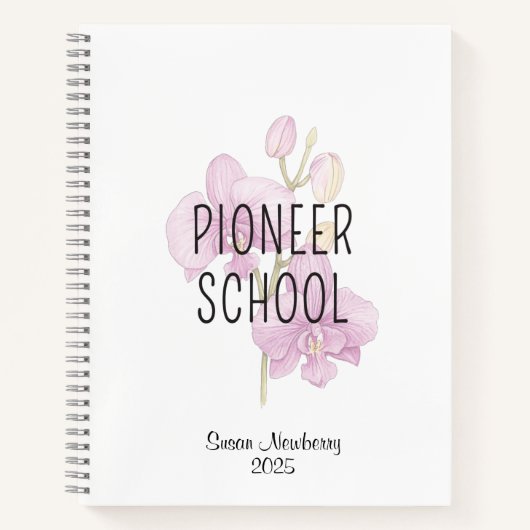 Gepersonaliseerd Pioneer School Notitieboek met Or (Voorkant)