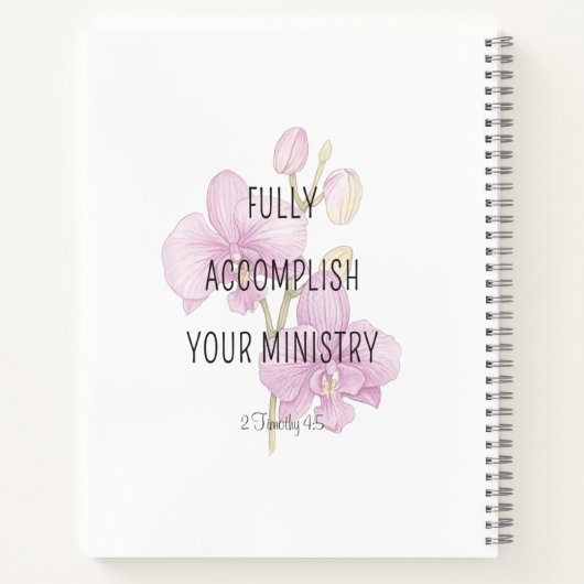 Gepersonaliseerd Pioneer School Notitieboek met Or (Achterkant)