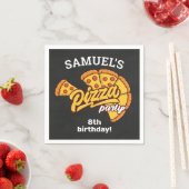 Gepersonaliseerd Pizza Palace Birthday Party, elke Servet (Insitu)