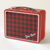 GEPERSONALISEERD PLAID TARTAN PATROON (Achterkant)