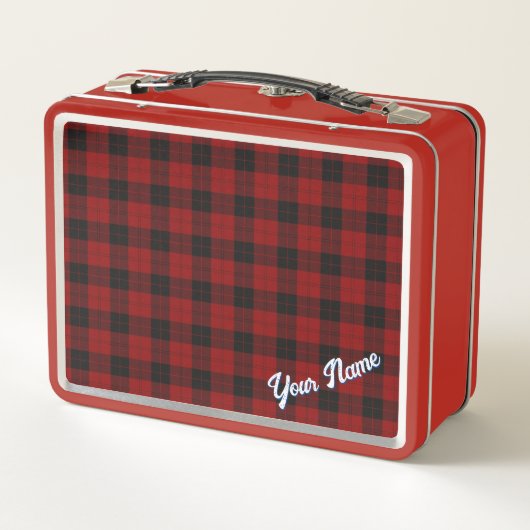GEPERSONALISEERD PLAID TARTAN PATROON (Achterkant)