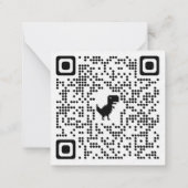 Gepersonaliseerd platte briefkaart (Achterkant)