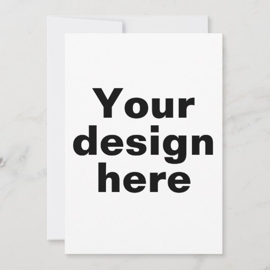 Gepersonaliseerd Platte Uitnodiging Kaart, Aangepa (Voorkant)