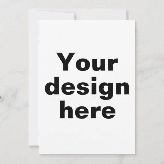 Gepersonaliseerd Platte Uitnodiging Kaart, Aangepa (Achterkant)