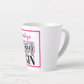 Gepersonaliseerd plezier. Misschien koffie, missch Latte Mok (Rechterhoek)