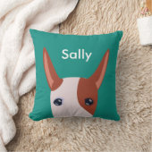 Gepersonaliseerd Podenco Ibicenco Hondengezicht Bl Kussen (Deken)