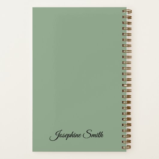 Gepersonaliseerd Poetry Notitieboek Journal (Achterkant)