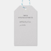 Gepersonaliseerd / Poets je tanden / Grappige Tand Cadeaulabel (Achterkant)