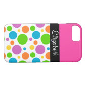 Gepersonaliseerd poka Dot Pattern Case-Mate iPhone Case (Achterkant (Horizontaal))