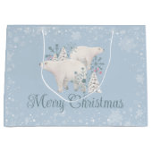 Gepersonaliseerd Polar Beer Kerst Groot Cadeauzakje (Voorkant)