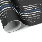Gepersonaliseerd politieagent cadeau cadeaupapier (Rol Hoek)