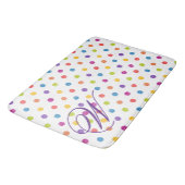 Gepersonaliseerd Polka-Dot Bath Mat (Gekanteld)
