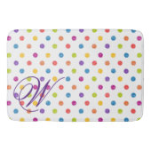Gepersonaliseerd Polka-Dot Bath Mat (Voorkant)