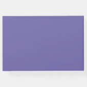 Gepersonaliseerd Polka Dot Gastenboek (Lavendel &  (Achterkant)