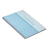 Gepersonaliseerd: Polka Dot Notebook Notitieboek (Rechterzijde)