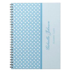 Gepersonaliseerd: Polka Dot Notebook Notitieboek