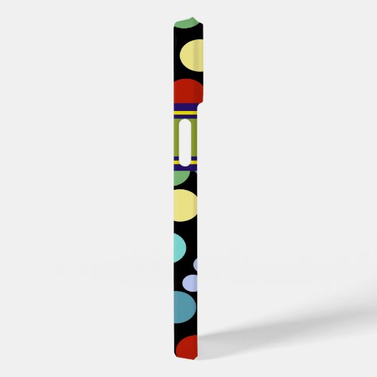 Gepersonaliseerd polka dots patroon Case-Mate iPhone case (Achterkant / Rechts)