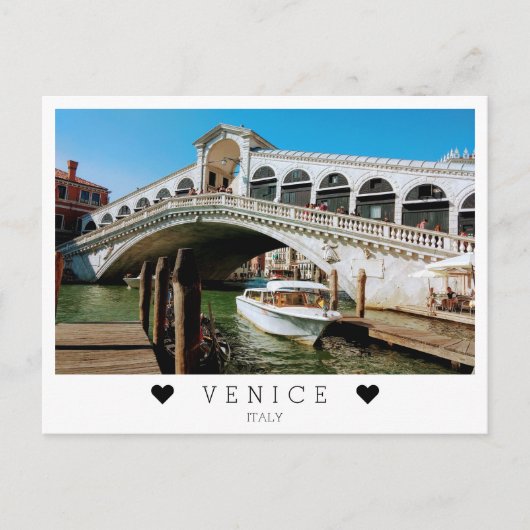 Gepersonaliseerd, Ponte di Rialto, Venetië, Italië Briefkaart (Voorkant)