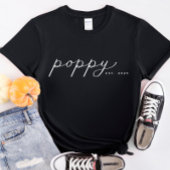 Gepersonaliseerd Poppy Grootouder T-shirt
