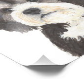 Gepersonaliseerd portret van Bernedoodle Foto Afdruk (Hoek)