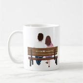 Gepersonaliseerd portretpaar Je bent mijn persoon  Koffiemok (Links)