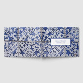 Gepersonaliseerd Portugese Tegels Azulejo Floral W Gastenboek (Volledig)