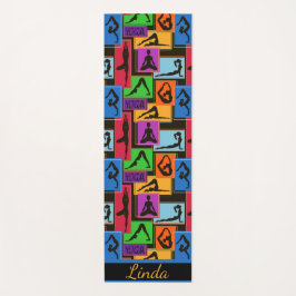 Gepersonaliseerd Poses Yogamat