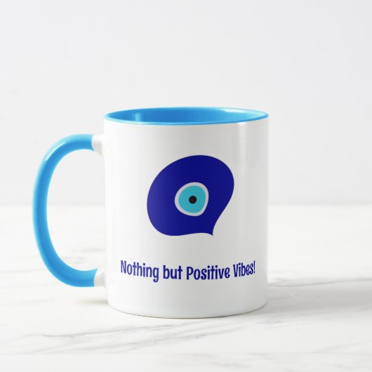 Gepersonaliseerd positieve vibes, Blue Evil Eye Te Mok (Links)
