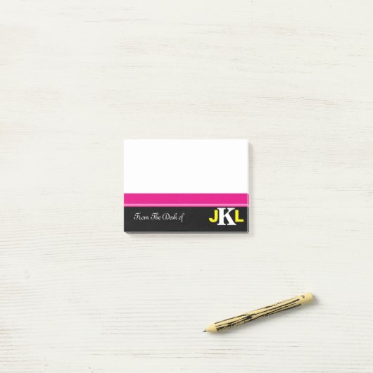 Gepersonaliseerd Post-it® Notes (Op bureau)