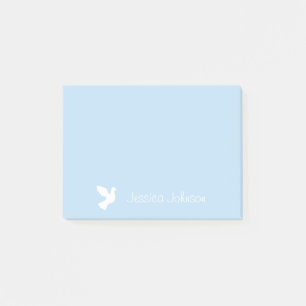 Gepersonaliseerd Post-it® notes met witte duiven