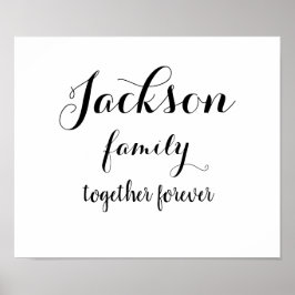 Gepersonaliseerd poster