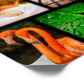 Gepersonaliseerd Poster 9 Foto-collage, omhuld zwa (Hoek)