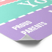 Gepersonaliseerd Poster babymeisje (Hoek)