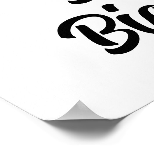 Gepersonaliseerd poster met foto's en tekst van gr (Hoek)