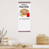 Gepersonaliseerd Poster van de Birthday Partij van (Keuken)