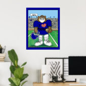 Gepersonaliseerd Poster van het Football - Verande (Thuiskantoor)