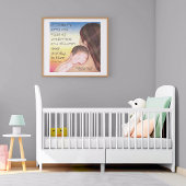 Gepersonaliseerd Poster voor de geboorte van moede