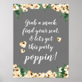 Gepersonaliseerd Poster voor het Popcorn-station (Voorkant)