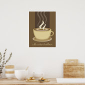 Gepersonaliseerd Poster voor koffie (Keuken)
