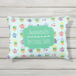 Gepersonaliseerd Potential Shed Planten Pattern Buitenkussen