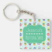 Gepersonaliseerd Potting Shed Sleutelhanger (Voorkant)