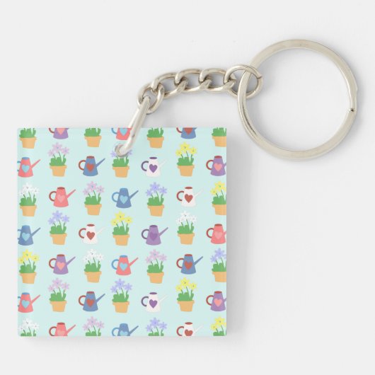 Gepersonaliseerd Potting Shed Sleutelhanger (Achterkant)